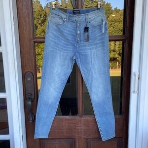 BANANA‎ REPUBLIC Factory High Rise Skinny Button Fly Jeans. NWT. Size 31/12